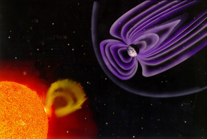 Our Planet's Killer Electrons Shoot Toward Space, Not Earth